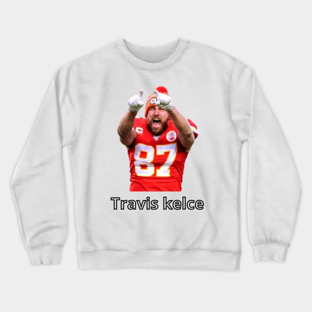 Travis Kelce tshirt Kansas City Chiefs Football Crewneck Sweatshirt by black lynx